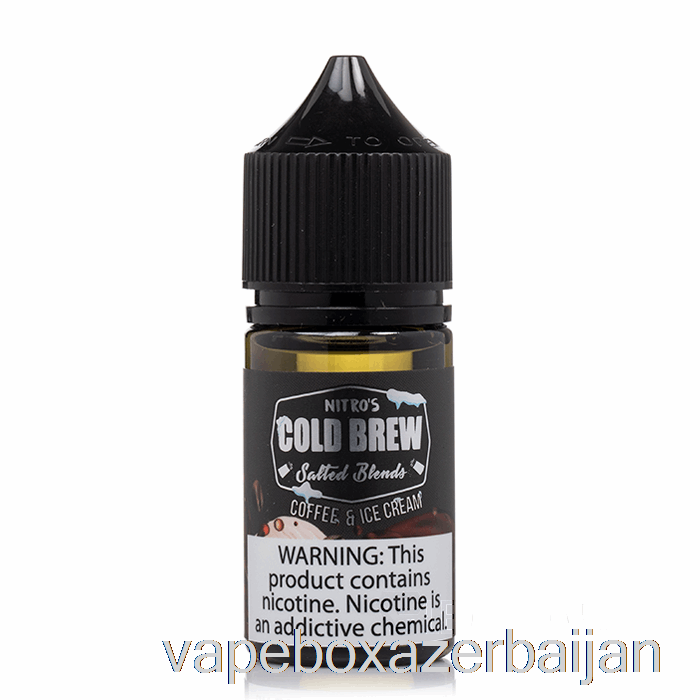 Vape Smoke Coffee and Ice Cream - Nitros Cold Brew Salts - 30mL 25mg